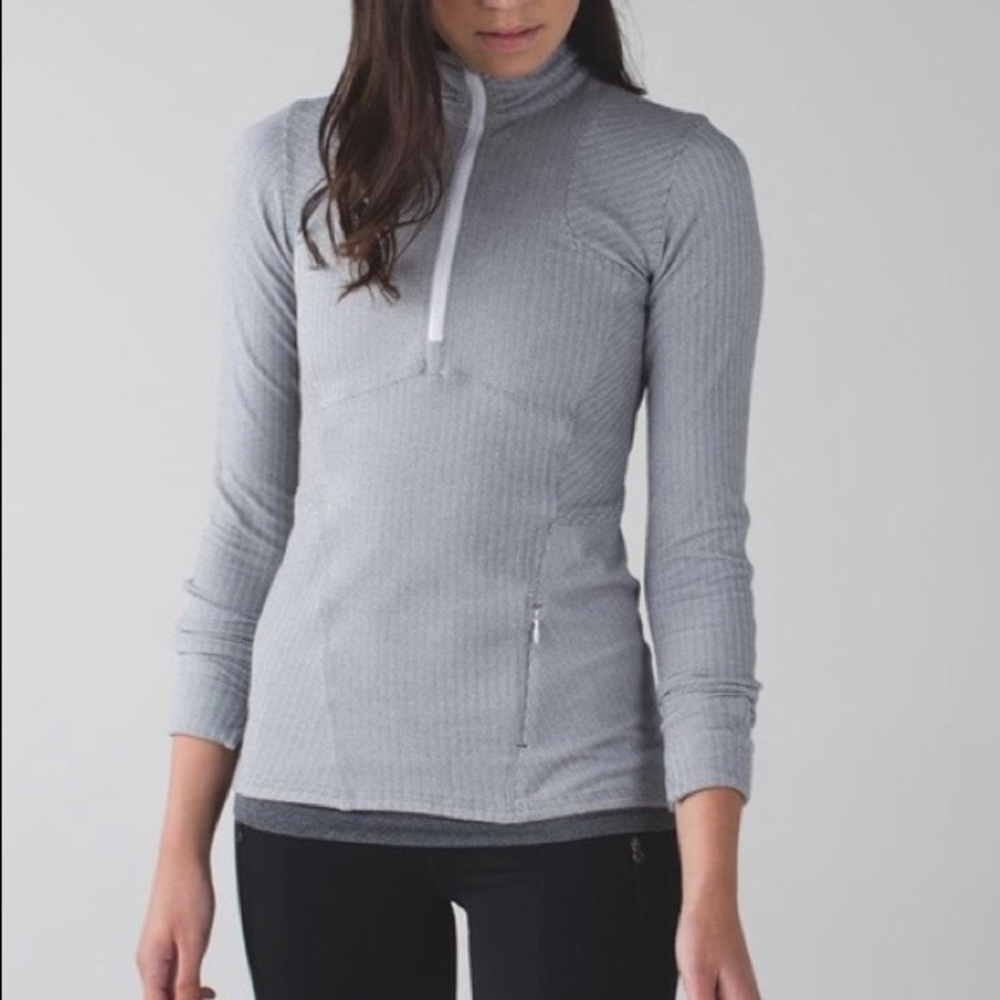 Lululemon Gray Half-Zip